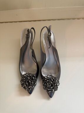 J. Renee Silver Dress Heels